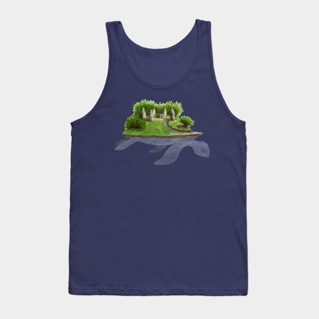 Turtle island Tank Top by Savousepate